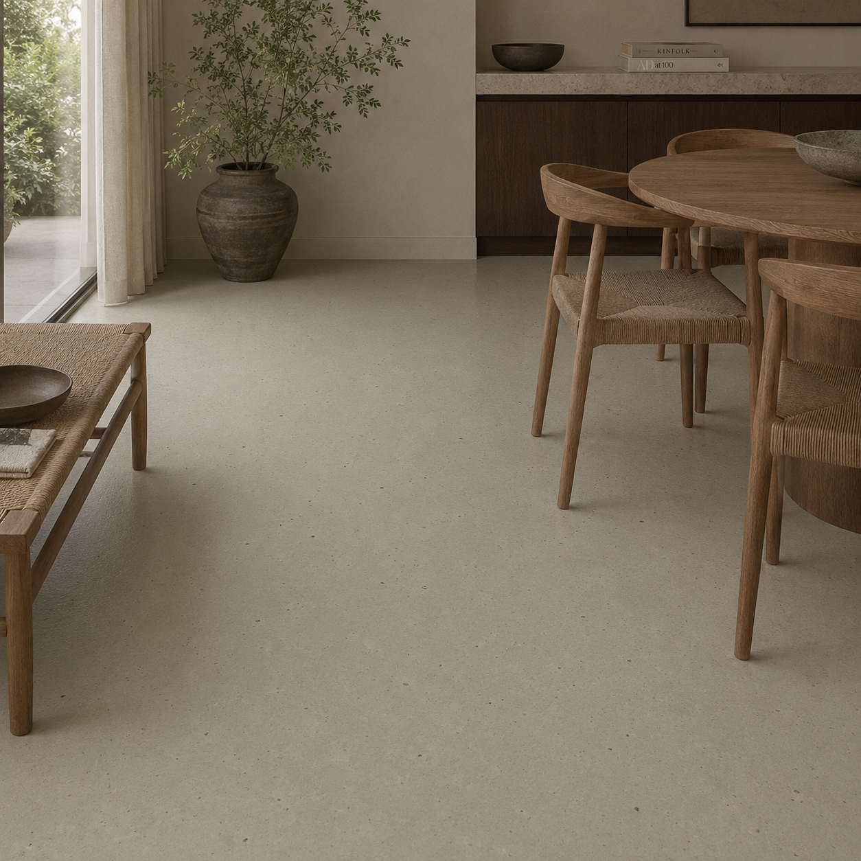 Linoleum - Marmoleum Click | Cocoa - Hummus