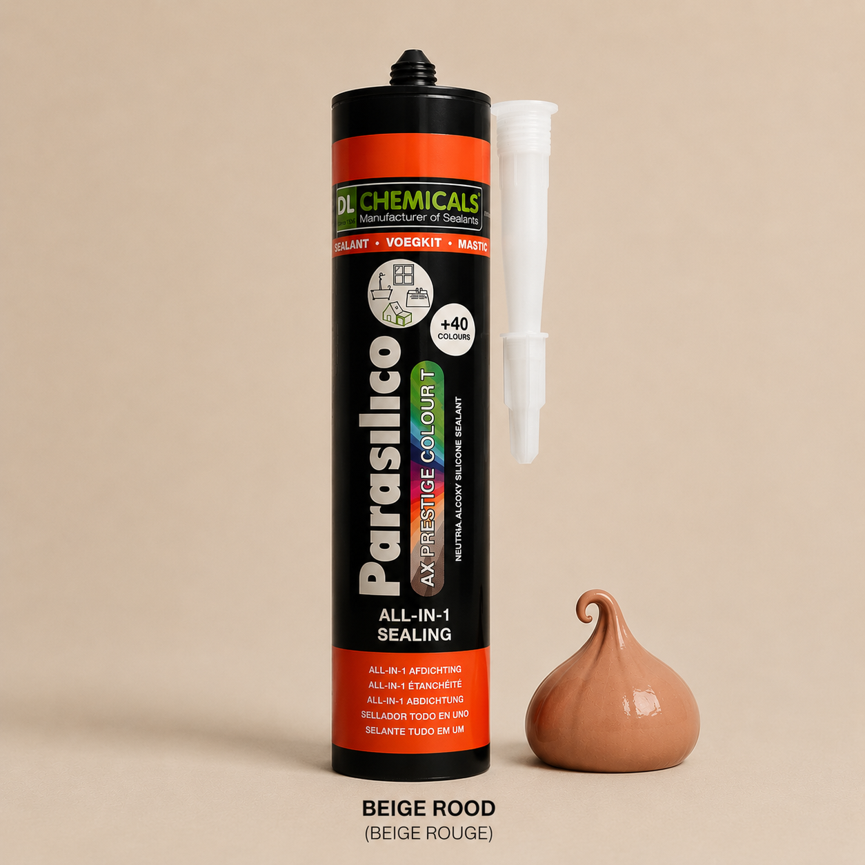 Voegkit Silicone | Beige Rood